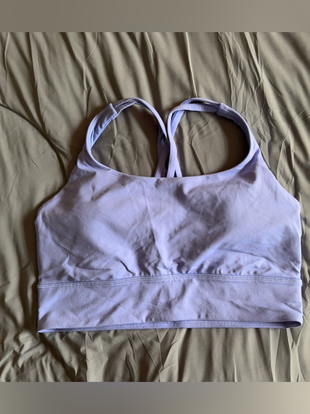 Lululemon Lavender Crossback Sports Bra